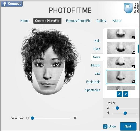 Составление фоторобота онлайн бесплатно