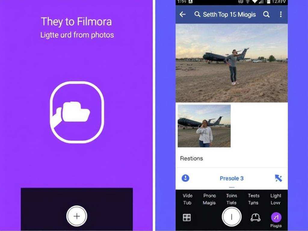 лучших приложений для создания видео из фото на смартфоне 4. FilmoraGo фото