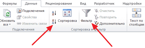 Как сделать список по алфавиту Эксель 2007, 2010, 2013 и 2016
