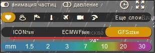 Windy.com &mdash; интерактивная карта погоды