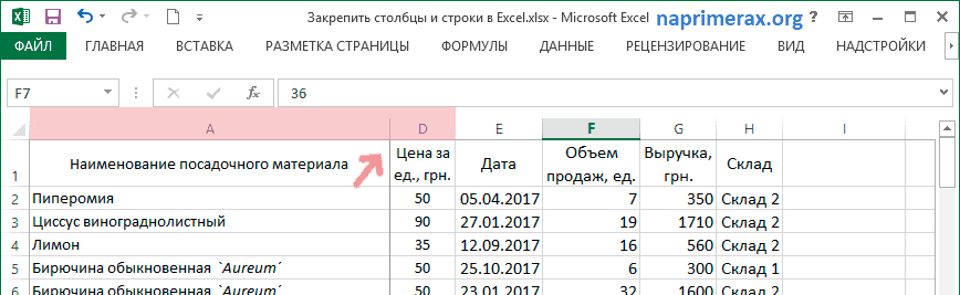 как-закрепить-несколько-столбцов-v-excel